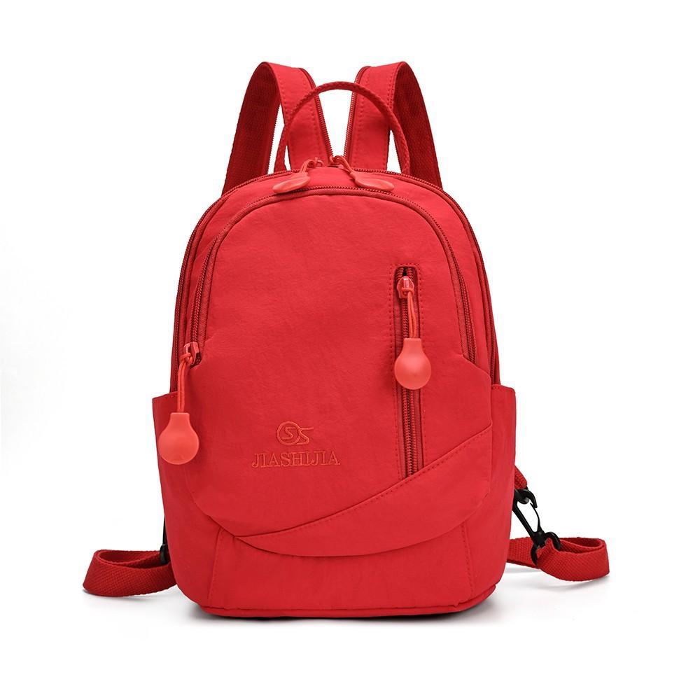 Schoolbag Multifunctional Backpack Small Backpack Women's 1011 New Casual Versatile Breast Bag Women's Travel Lightweight Mountaineering Bag