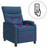 Massage Relax Chair Blue Fabric