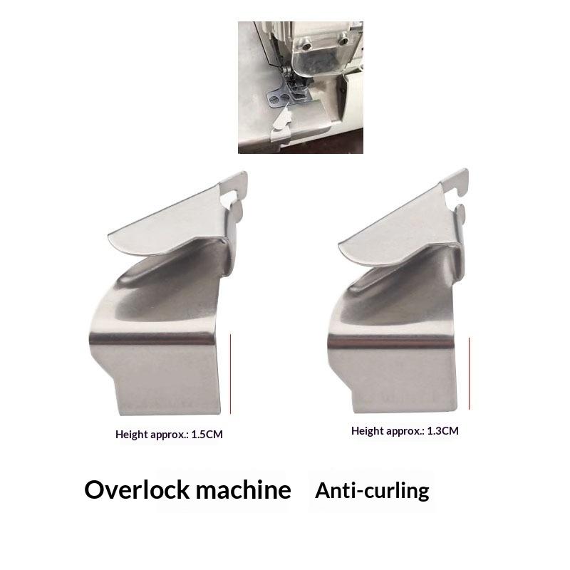 Piedini premistoffa anticurling per macchina overlock (1.3CM/1.5CM) - Accessori per Cucito in Acciaio Inossidabile Per Raddrizzare i Bordi del Tessuto