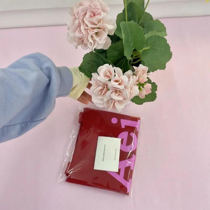 Aeiou Logo Bag (Cotton 100%) Tomato Pink
