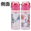 Skater Water Kimi To Idol PreCure Stainless Small Sports Water Children's Bottle, 2-Way, Straw/400ml Capacity, Cup/350ml Capacity, Design, Steel,