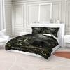 Wild Wolf Black Bear Owl Forest Duvet Cover Set Rustic Wildlife Bedding Set Nature Animal Bed Linen Soft Polyester Bedroom Decor