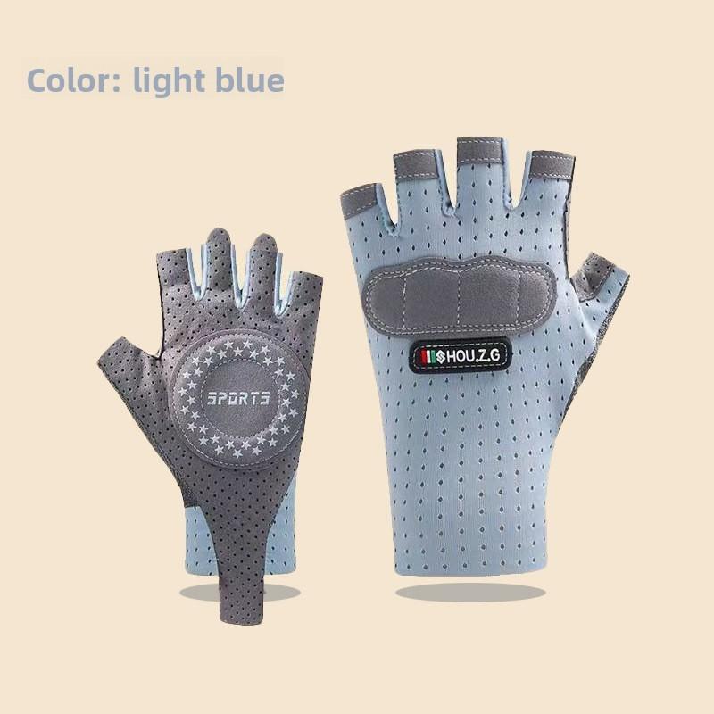 Childrens Cycling Gloves With Ice Silk Breathable Material For Summer Outdoor Protection