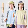 Girls' Long-Sleeve Athletic Quick-Dry Performance T-Shirt