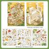 Desert Castle 3D Landscape Stickers Cartoon Stacking Pasting Miniature Scene Collection DIY Cabin Scene Stickers Journal Decor