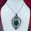 Tree Of Life Faceted Zambian Emerald Pendant Rainbow Moonstone Jewelry Copper Wire Wrapped Pendant