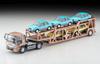 TOMYTEC Tomica Limited Vintage Neo Scale Isuzu 810EX Car Transporter ASZ022 Vehicle Transporter Finished Product 1/64 LV-N225c (Antico Trailer) Brown,