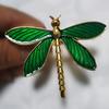 Dragonfly Napkin Ring Metal Springtime Napkin Holder Green Dragonfly Napkin Ring for Table Settings Wedding Holiday Dinners Decoration