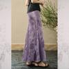 New Chinese Style Jacquard Mermaid Skirt