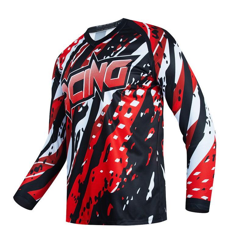 Quick-Dry Mountain Bike Racing Jersey Long Sleeve Men Women Off-Road Cycling Apparel
