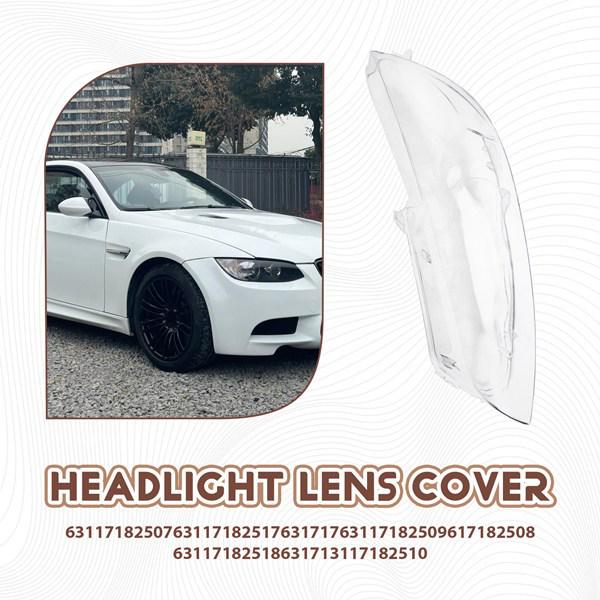 Fits 06-10 BMW 3 Series E92 E93 Coupe Convertible M3 Left Headlight Cover None