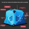 Windproof Cotton Winter Fishing Tent - Thickened for Cold Protection