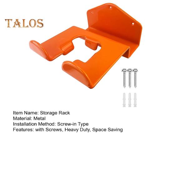 1/2 Sets Wandhalterung für Unkrautvernichter mit Schrauben, robust, platzsparend, für Garage, Schuppen, Unkrautvernichter, Trimmerwerkzeuge, Metall-Aufbewahrungsregal, Organizer-Haken