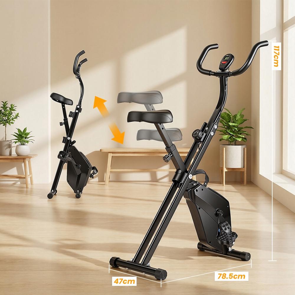 Magnetic Bike Quiet YZJ-508-DZ Folding Exercise Stationary Adjustment 120kg LCD