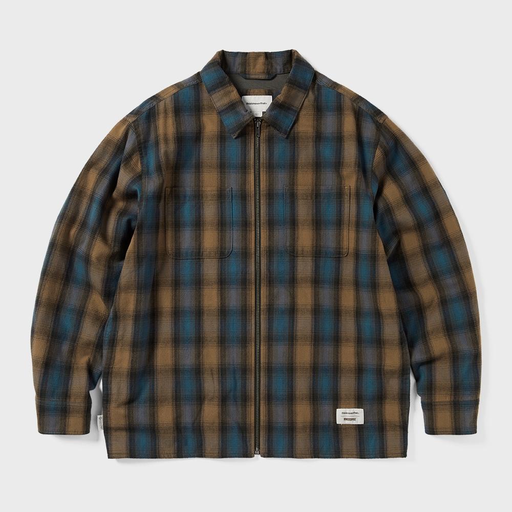 Эта Рубашка В Клетку С Длинным Волокном ThIs Is Never That Gore Tex Windstopper Синяя S