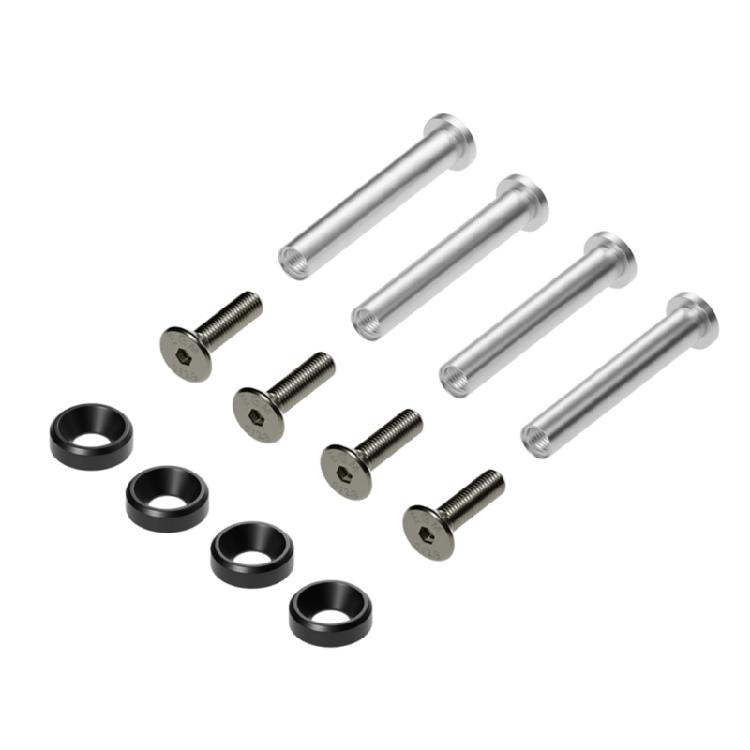 Toolless Installation PC Case Fan Screws Heavy Duty Metal Construction for Enhanceds Heat Dissipation