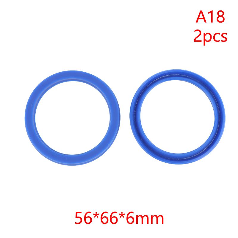 2Pcs PU Hydraulic Oil Seals with Single Lip Radial Shaft for Equipment Repair
