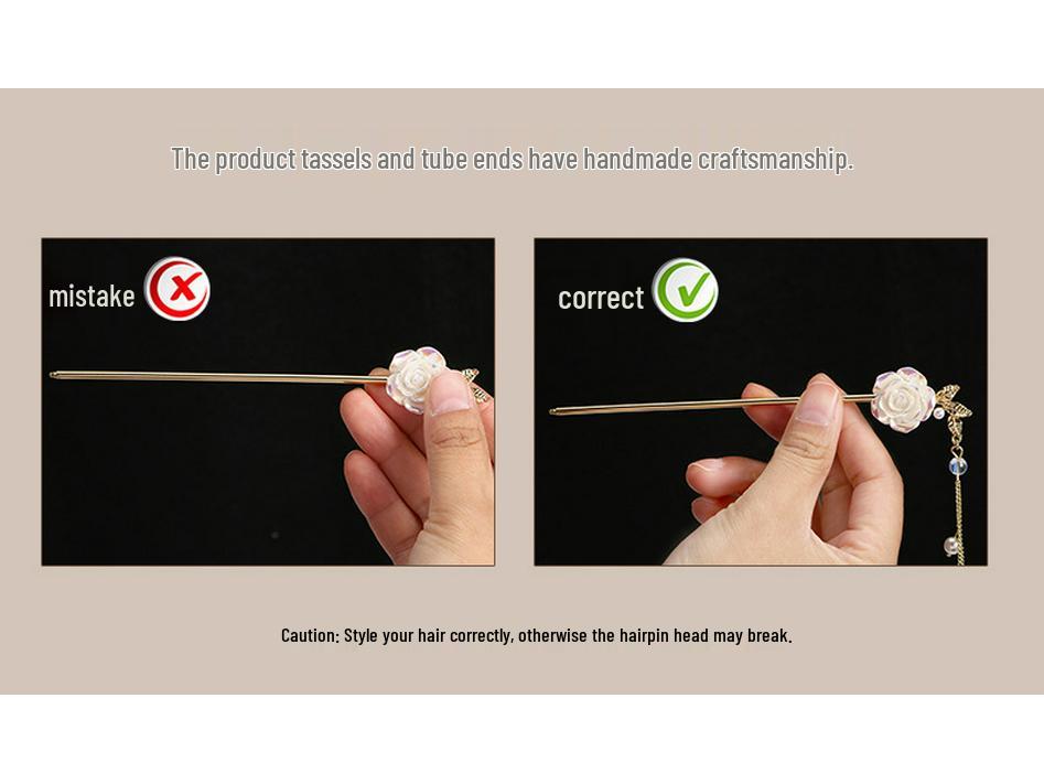 Luksusowa, pomyślna spinka do włosów smoka dla damskiego Hanfu i Qipao