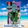 Beach Towel Custom Name Text, Quick Dry Large Towel For Beach HomeThe Munsters