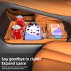 For Geely Galaxy V900 2025 2026 Central Control Storage Box, Double Layer Waterproof Anti-Slip Car Organizer with Privacy Cover