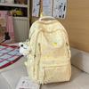 Schoolbag Japanese Student Schoolbag New High Value Fresh Sweet Literary Star Backpack Junior High School Students Spring Outing Backpack