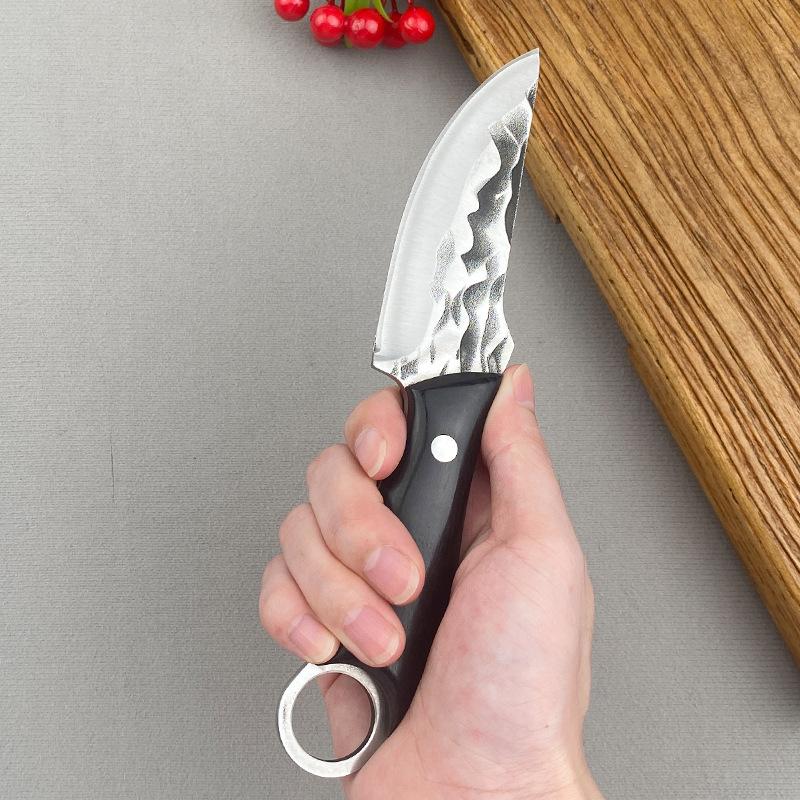 Ruční kování Sekáček na maso Krájecí nůž Kuchyňský kuchař Nože Vykosťovací nůž Kráječ zeleniny