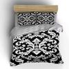 White floral damask pattern. Bedding sets Duvet cover sets Duvet covers Pillowcases(1 * Duvet Cover 2 * Pillowcases without duvet insert)