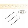 Detachable Metal Ventilating Needle For Lace Wig Making 1pc Brass Holder And 4 Sizes Repair Needles Hair Extention Tools