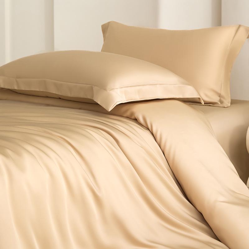 Summer Cooling Tencel Lyocell Ice Silk Bedding Set (4-Piece)