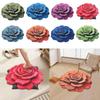 Flower Carpet, Special-Shaped Soft Peony Floor Mat, Durable 40X40Cm/60X60Cm Non-Slip Absorbent Bathroom Floor Mat For Living Roo