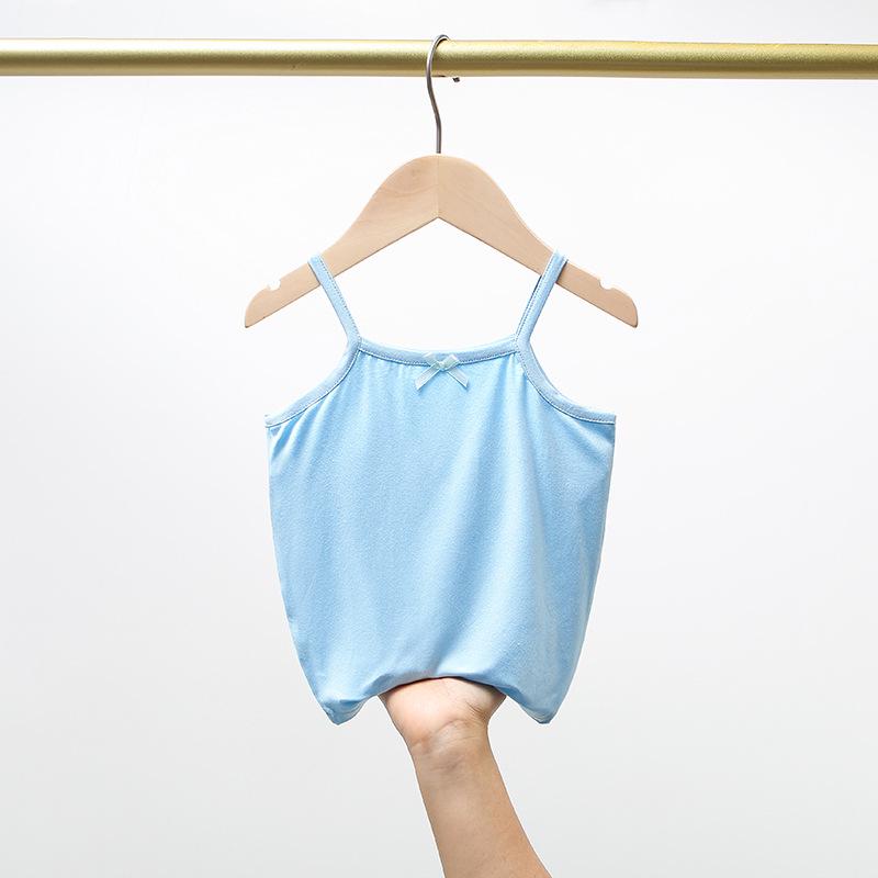 Children's Summer Modal Cotton Camisole Vest - Unisex Lightweight Base Layer for Babies and Kids