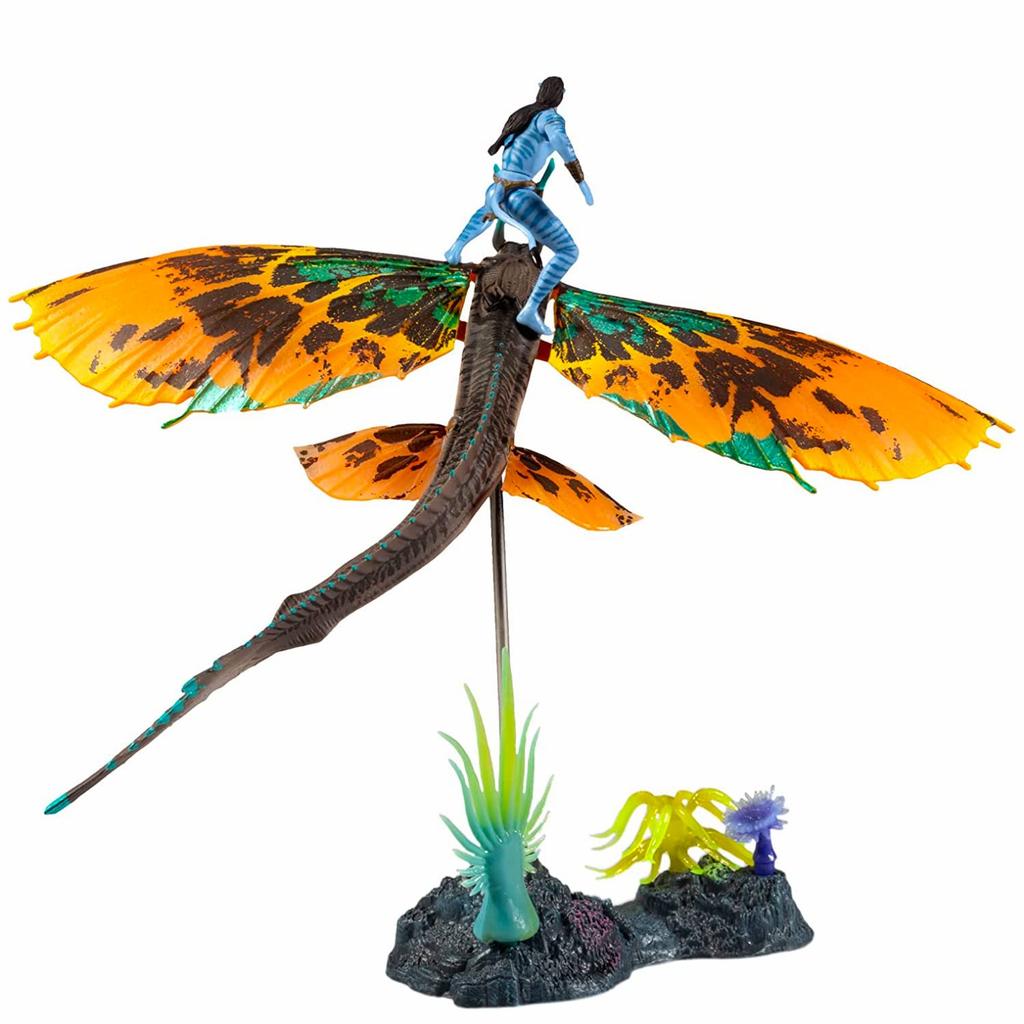 Way of Water McFarlane Toys World of Pandora Figure Pack Jake Sully with Skim Wing Movie 2 Sequel James Cameron SF Diorama Avatar [Item]