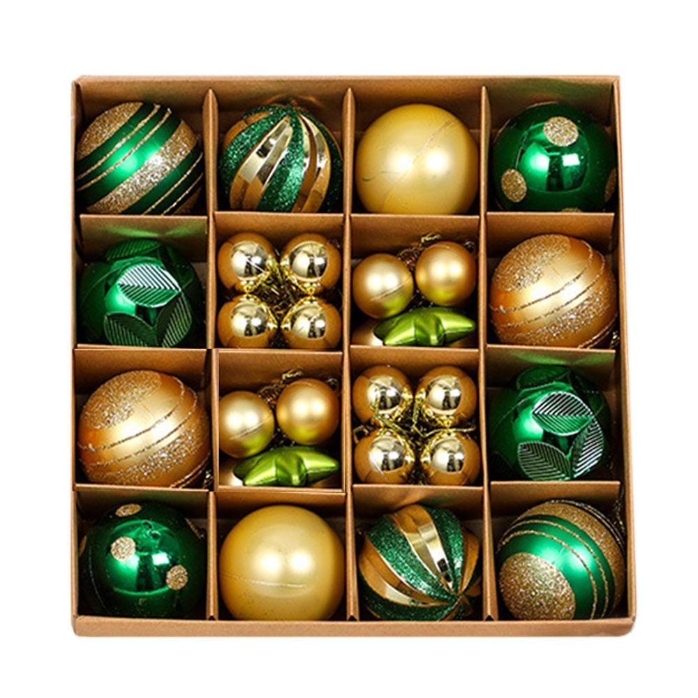 Creative Plastic Christmas Balls Ornaments 6cm Shatterproof Christmas Tree Decorations Xmas Christmas Tree Ball Wedding