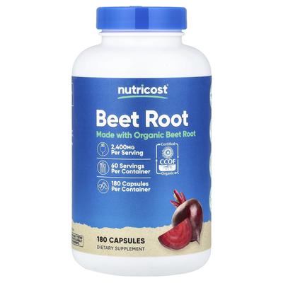 Rote Bete, 2.400 mg, 180 Kapseln (800 mg pro Kapsel)