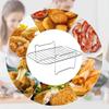 Kitchen Grill Air Fryer Rack for Ninja Dual Air Fryer with Barbecue Sticks for Double Basket Air Fryers Oven Microwave Baking