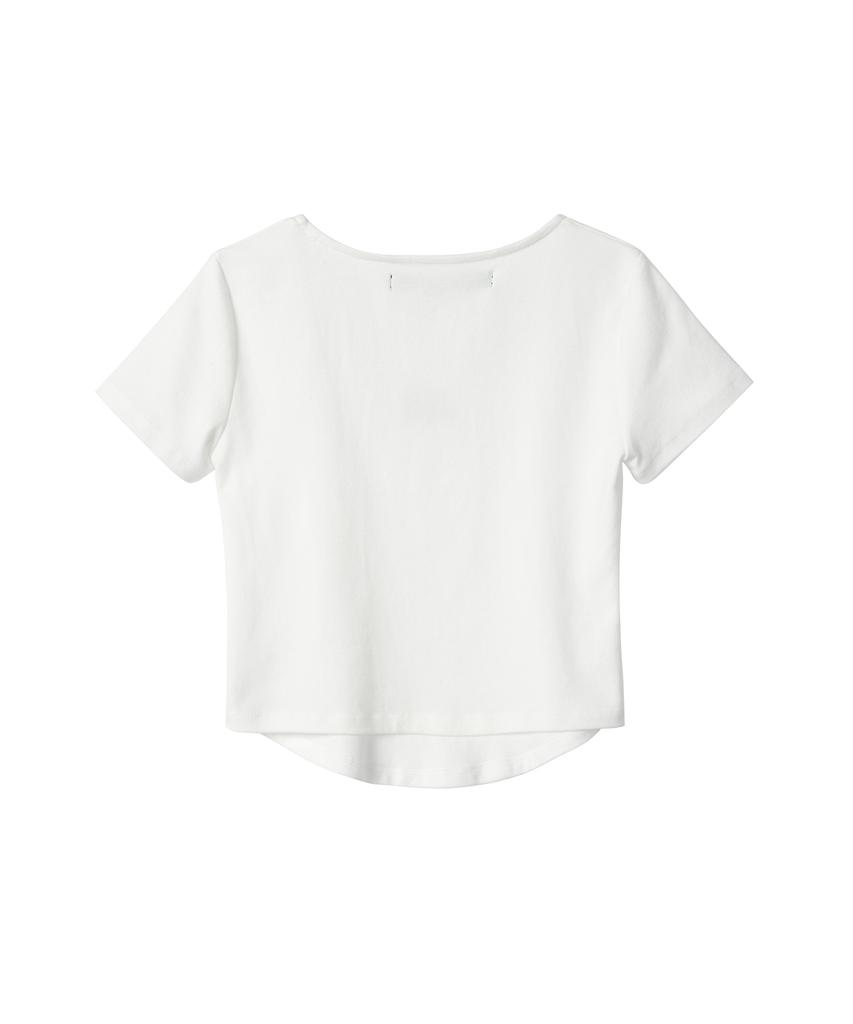 REST&RECREATION Rr Square Neck Top - White