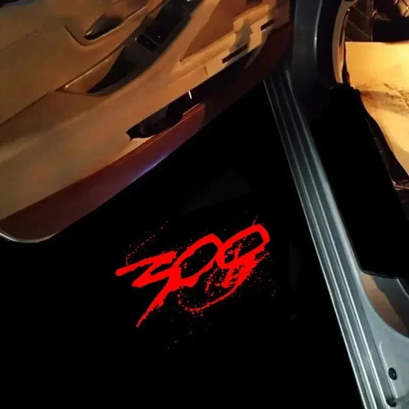 Auto Badge Door Shadow for Chrysler 300 300C 300S 2005-2022 2023 Ghost Shadow Light SVR Door Light For Land Rover Car Style BQ8