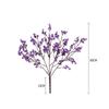 New Year Silk Petals Artificial Flowers Long Stems Branch Design Fake Flowers Multicolor Flower Bouquets Wedding Decoration