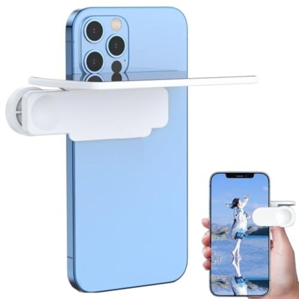 Adjustable Smartphone Camera Mirror with Cleaning Cloth Mirror Effect Lens Photography Use