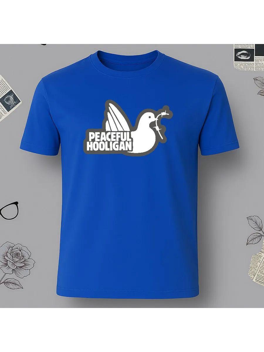 T-shirt with print peaceful hooligan S