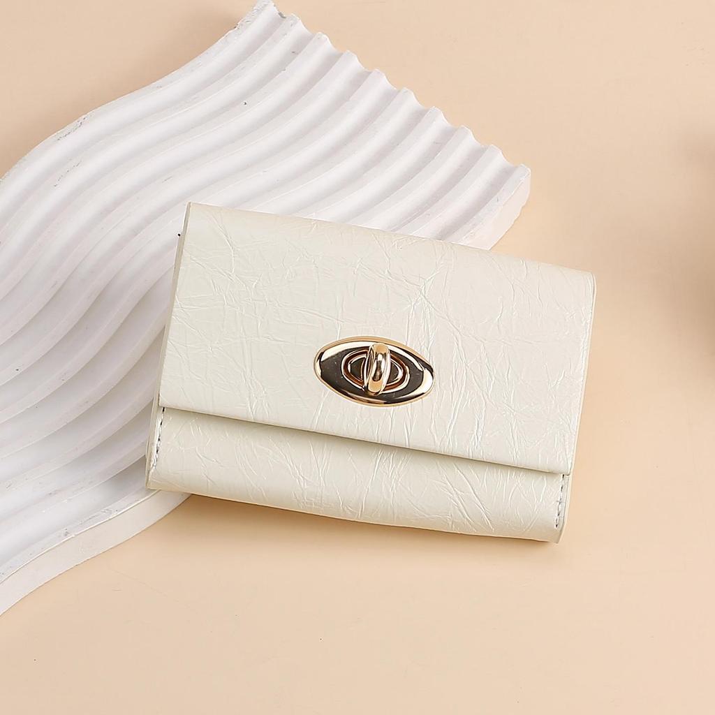 New Women's High-Capacity Bi-Fold Leather Wallet with Multi-Card Slots and Coin Purse