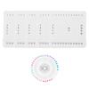 1Set 20Cm Braiding Plate with Pins Handmade Weaving Disk for Bracelet Beading Cord DIY Sewing Craft Supplies Kumihimo Disk