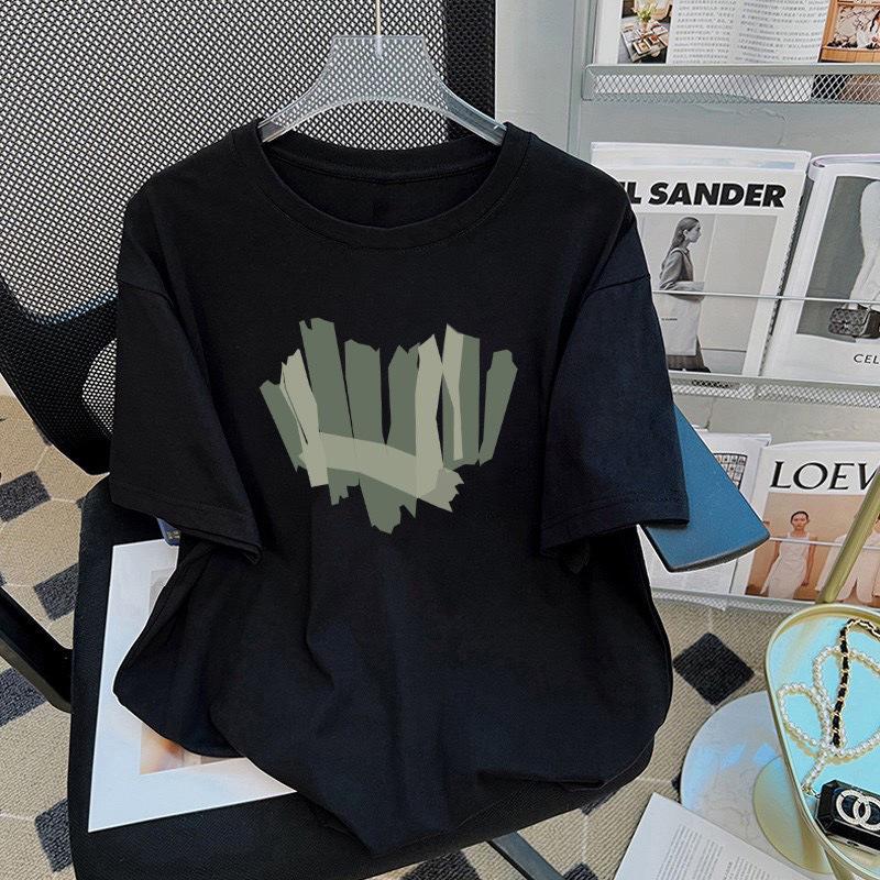 

Женская белая футболка из чистого хлопка свободного кроя с коротким рукавом - Коллекция Лето 2025 4XL (84-93 kg)