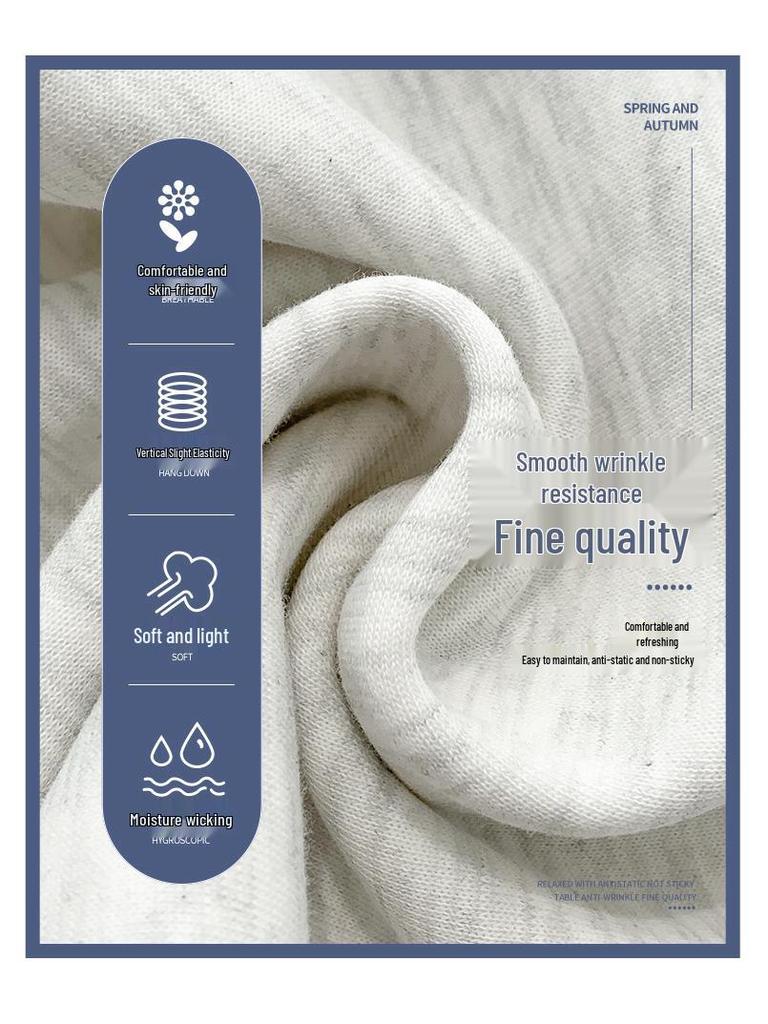 White-Gray Striped Women's Wide-Leg Sweatpants - Autumn/Winter 2025, Casual, Petite, with Three Stripes and Cuffed Hem.