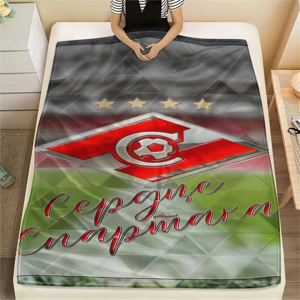 1PC Spartak Moscow Pulse Blanket, High quality Comfortable for All Seasons, Home Decor, Warmth and Comfort