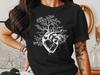 Anatomical Heart Tree of Life T-Shirt - Nature Inspired Graphic Tee