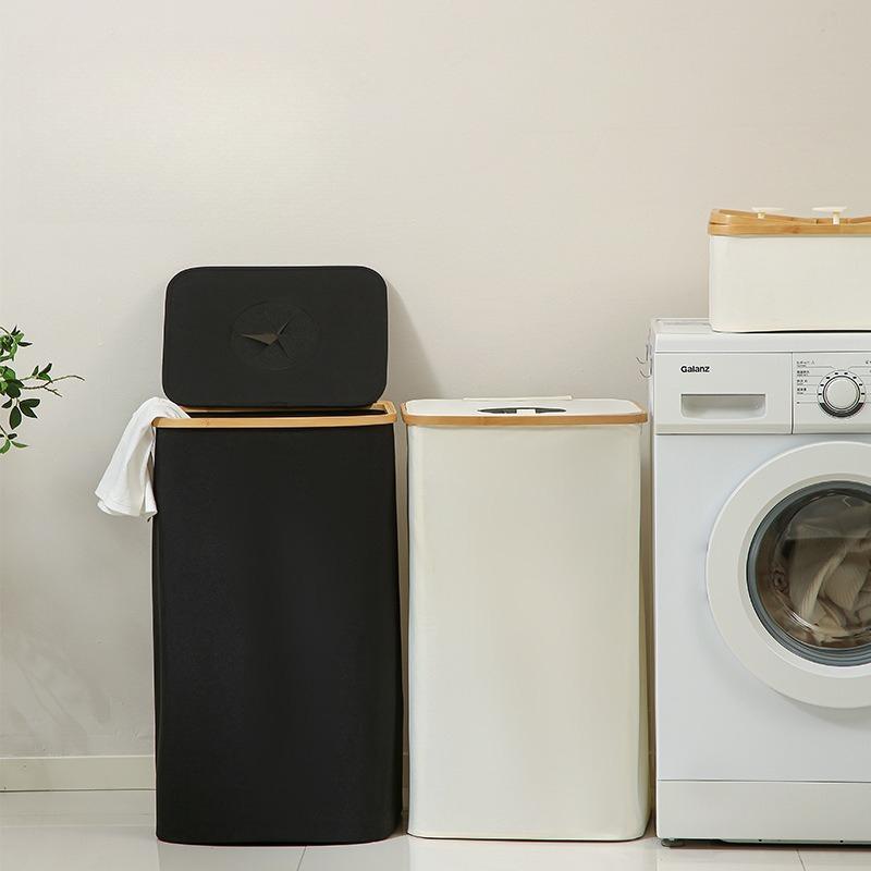 Multi functional miscellaneous storage basket dirty clothes basket bathroom dirty clothes storage basket foldable organizing box