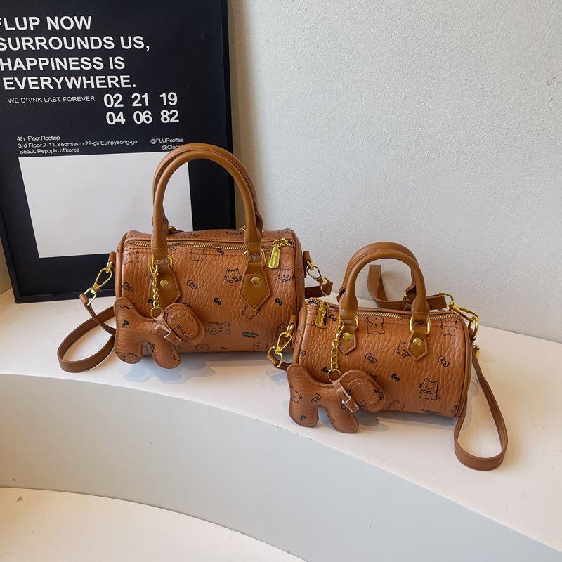 Women's Bag New Pillow Bag Cute Girl Portable Small Bag Female Cartoon Printed Shoulder Bag