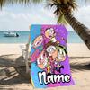 Customizable personalized beach towels Dexter's Laboratory themed designs.Suitable for the beach, yoga, sports;ideal as beach accessories