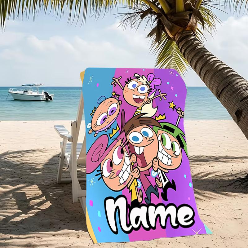 Customizable personalized beach towels Dexter's Laboratory themed designs.Suitable for the beach, yoga, sports;ideal as beach accessories